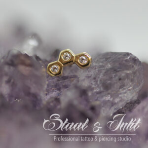 Piercings, piercingstudio, piercing studio, heerlen, parkstad, limburg, Junipurr, 14karaat goud, sieraden, piercing sieraden