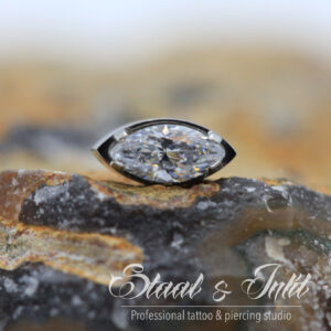 Anatometal - Marquise Cubic Zirconia